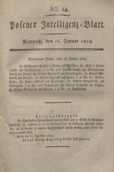 Posener Intelligenz-Blatt. 1828, Nro. 14 (16 Januar)