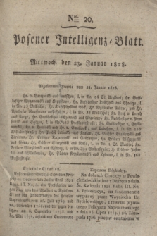 Posener Intelligenz-Blatt. 1828, Nro. 20 (23 Januar) + dod.