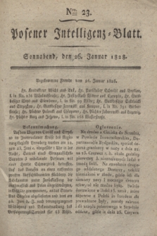 Posener Intelligenz-Blatt. 1828, Nro. 23 (26 Januar)