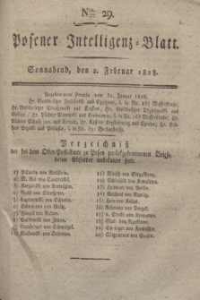 Posener Intelligenz-Blatt. 1828, Nro. 29 (2 Februar) + dod.