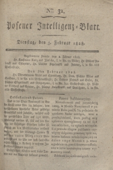 Posener Intelligenz-Blatt. 1828, Nro. 31 (5 Februar)