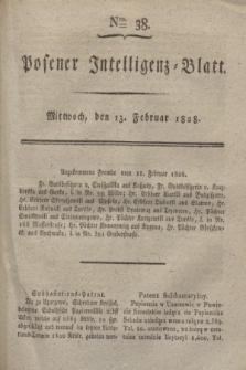 Posener Intelligenz-Blatt. 1828, Nro. 38 (13 Februar)
