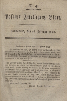 Posener Intelligenz-Blatt. 1828, Nro. 41 (16 Februar)