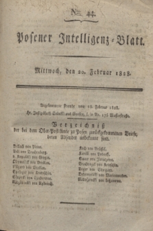 Posener Intelligenz-Blatt. 1828, Nro. 44 (20 Februar)