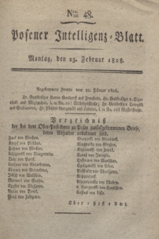 Posener Intelligenz-Blatt. 1828, Nro. 48 (25 Februar) + dod.