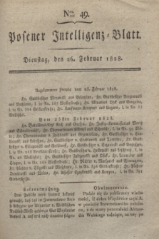 Posener Intelligenz-Blatt. 1828, Nro. 49 (26 Februar)