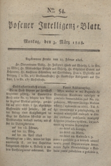 Posener Intelligenz-Blatt. 1828, Nro. 54 (3 März)