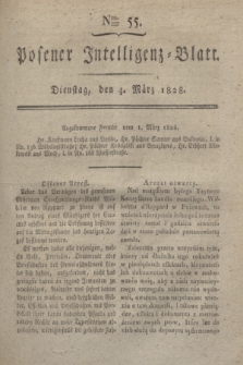 Posener Intelligenz-Blatt. 1828, Nro. 55 (4 März) + dod.