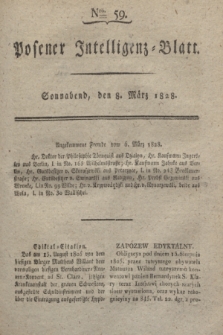 Posener Intelligenz-Blatt. 1828, Nro. 59 (8 März) + dod.