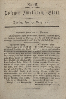 Posener Intelligenz-Blatt. 1828, Nro. 66 (17 März) + dod.