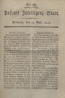 Posener Intelligenz-Blatt. 1828, Nro. 68 (19 März)