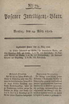 Posener Intelligenz-Blatt. 1828, Nro. 72 (24 März) + dod.