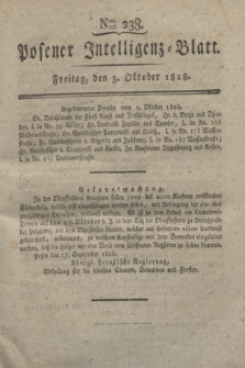 Posener Intelligenz-Blatt. 1828, Nro. 238 (3 Oktober)