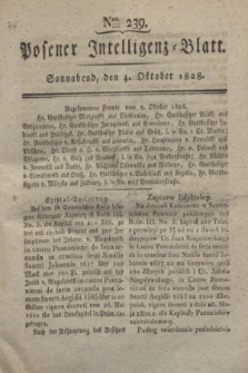 Posener Intelligenz-Blatt. 1828, Nro. 239 (4 Oktober) + dod.