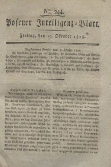 Posener Intelligenz-Blatt. 1828, Nro. 244 (10 Oktober)