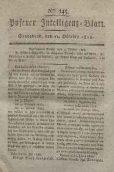 Posener Intelligenz-Blatt. 1828, Nro. 245 (11 Oktober) + dod.