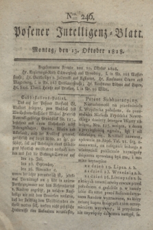 Posener Intelligenz-Blatt. 1828, Nro. 246 (13 Oktober)