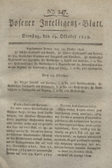 Posener Intelligenz-Blatt. 1828, Nro. 247 (14 Oktober)