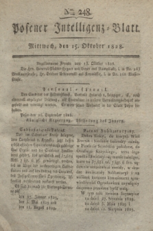 Posener Intelligenz-Blatt. 1828, Nro. 248 (15 Oktober) + dod.