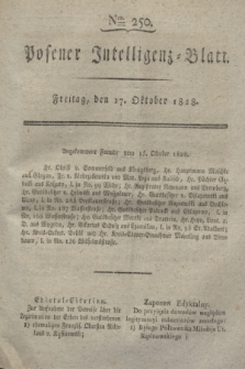 Posener Intelligenz-Blatt. 1828, Nro. 250 (17 Oktober)