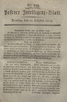 Posener Intelligenz-Blatt. 1828, Nro. 253 (21 Oktober)