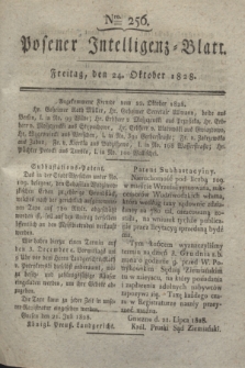 Posener Intelligenz-Blatt. 1828, Nro. 256 (24 Oktober)