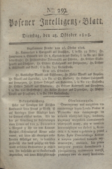 Posener Intelligenz-Blatt. 1828, Nro. 259 (28 Oktober)