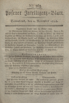 Posener Intelligenz-Blatt. 1828, Nro. 263 (1 November) + dod.