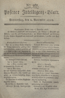 Posener Intelligenz-Blatt. 1828, Nro. 267 (6 November) + dod.