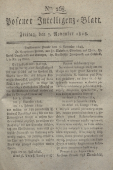 Posener Intelligenz-Blatt. 1828, Nro. 268 (7 November)
