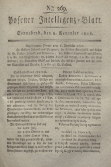 Posener Intelligenz-Blatt. 1828, Nro. 269 (8 November)