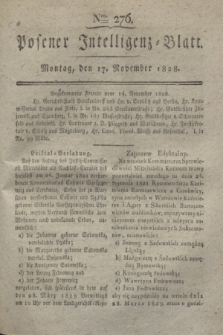 Posener Intelligenz-Blatt. 1828, Nro. 276 (17 November)