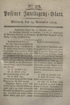 Posener Intelligenz-Blatt. 1828, Nro. 278 (19 November)