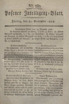 Posener Intelligenz-Blatt. 1828, Nro. 280 (21 November)