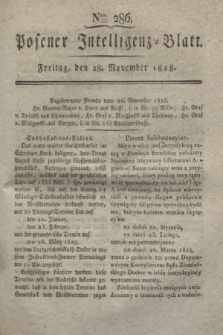 Posener Intelligenz-Blatt. 1828, Nro. 286 (28 November)