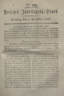 Posener Intelligenz-Blatt. 1828, Nro. 289 (2 December)