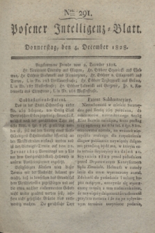 Posener Intelligenz-Blatt. 1828, Nro. 291 (4 December)