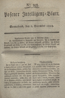 Posener Intelligenz-Blatt. 1828, Nro. 293 (6 December)