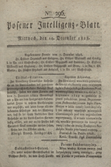 Posener Intelligenz-Blatt. 1828, Nro. 296 (10 December)