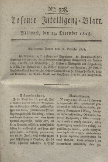 Posener Intelligenz-Blatt. 1828, Nro. 308 (24 December)