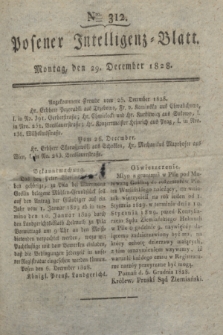 Posener Intelligenz-Blatt. 1828, Nro. 312 (29 December) + dod.