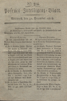 Posener Intelligenz-Blatt. 1828, Nro. 314 (31 December)