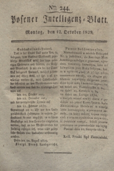 Posener Intelligenz-Blatt. 1829, Nro. 244 (12 October) + dod.