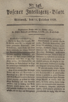 Posener Intelligenz-Blatt. 1829, Nro. 246 (14 October)