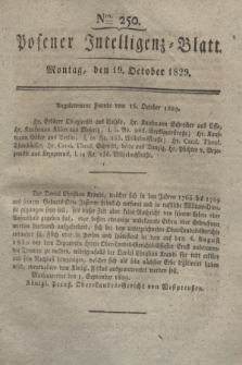 Posener Intelligenz-Blatt. 1829, Nro. 250 (19 October) + dod.