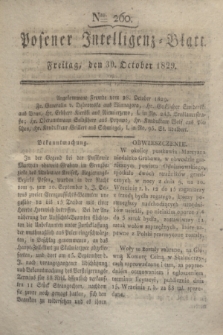 Posener Intelligenz-Blatt. 1829, Nro. 260 (30 October)