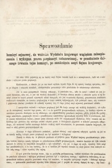 [Kadencja II, sesja II, al. 52] Alegata do Sprawozdań Stenograficznych z Drugiej Sesji Drugiego Peryodu Sejmu Galicyjskiego z roku 1868. Alegat 52
