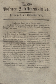 Posener Intelligenz-Blatt. 1829, Nro. 290 (4 December)