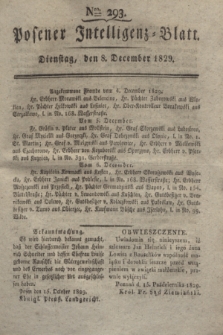 Posener Intelligenz-Blatt. 1829, Nro. 293 (8 December)