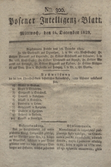 Posener Intelligenz-Blatt. 1829, Nro. 300 (16 December)